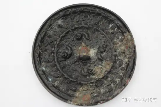 中国 唐代 海獣葡萄鏡 O6-2 | 中国 唐代 海獣葡萄鏡 O6-2 