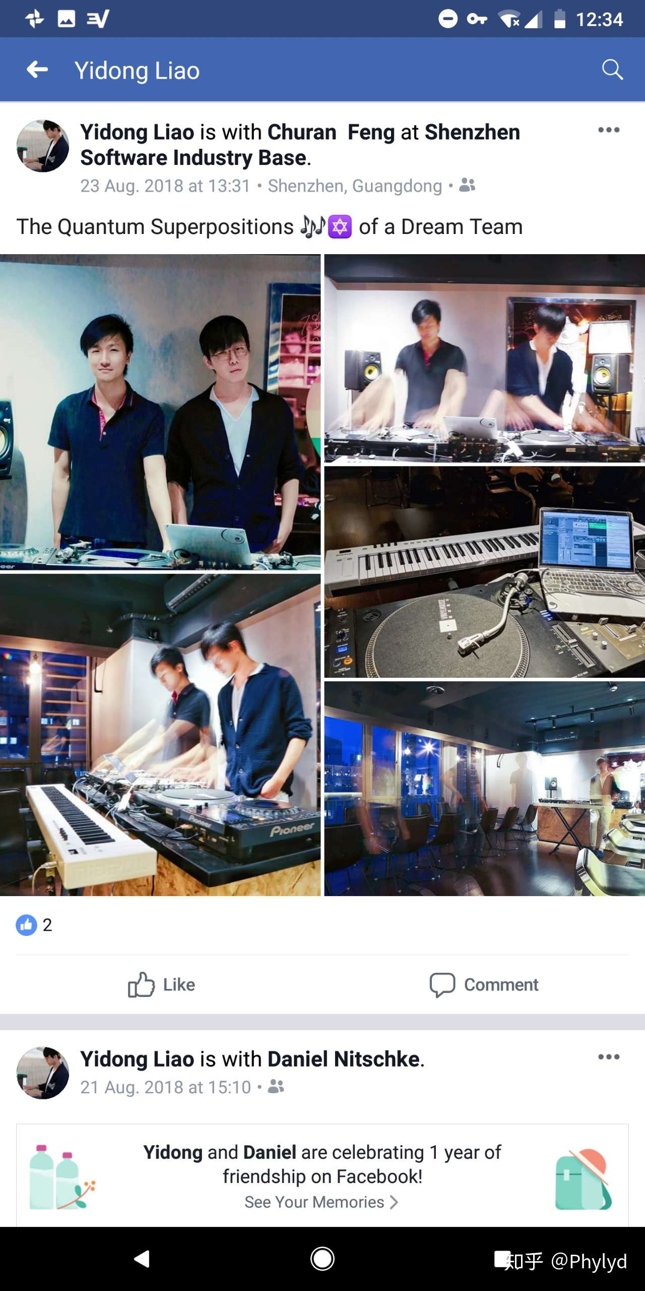 我的facebook Timeline精选 知乎