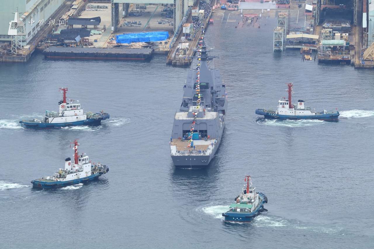 死磕中国潜艇 日本海自新一代朝日级驱逐舰 知乎