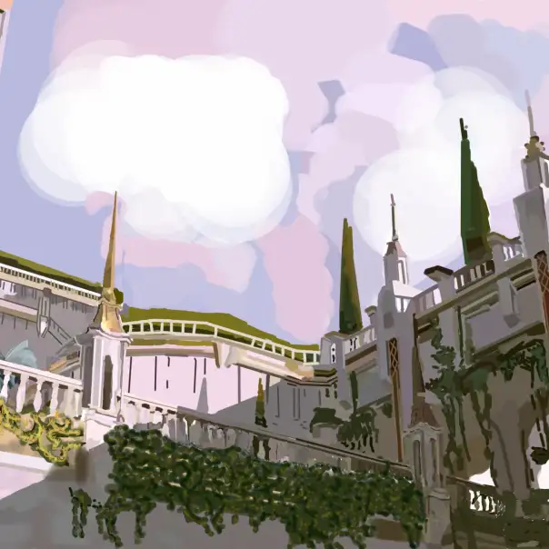 溢彩青春 绘梦动漫|富阳校区计算机应用专业动画场景优秀作业(图1)