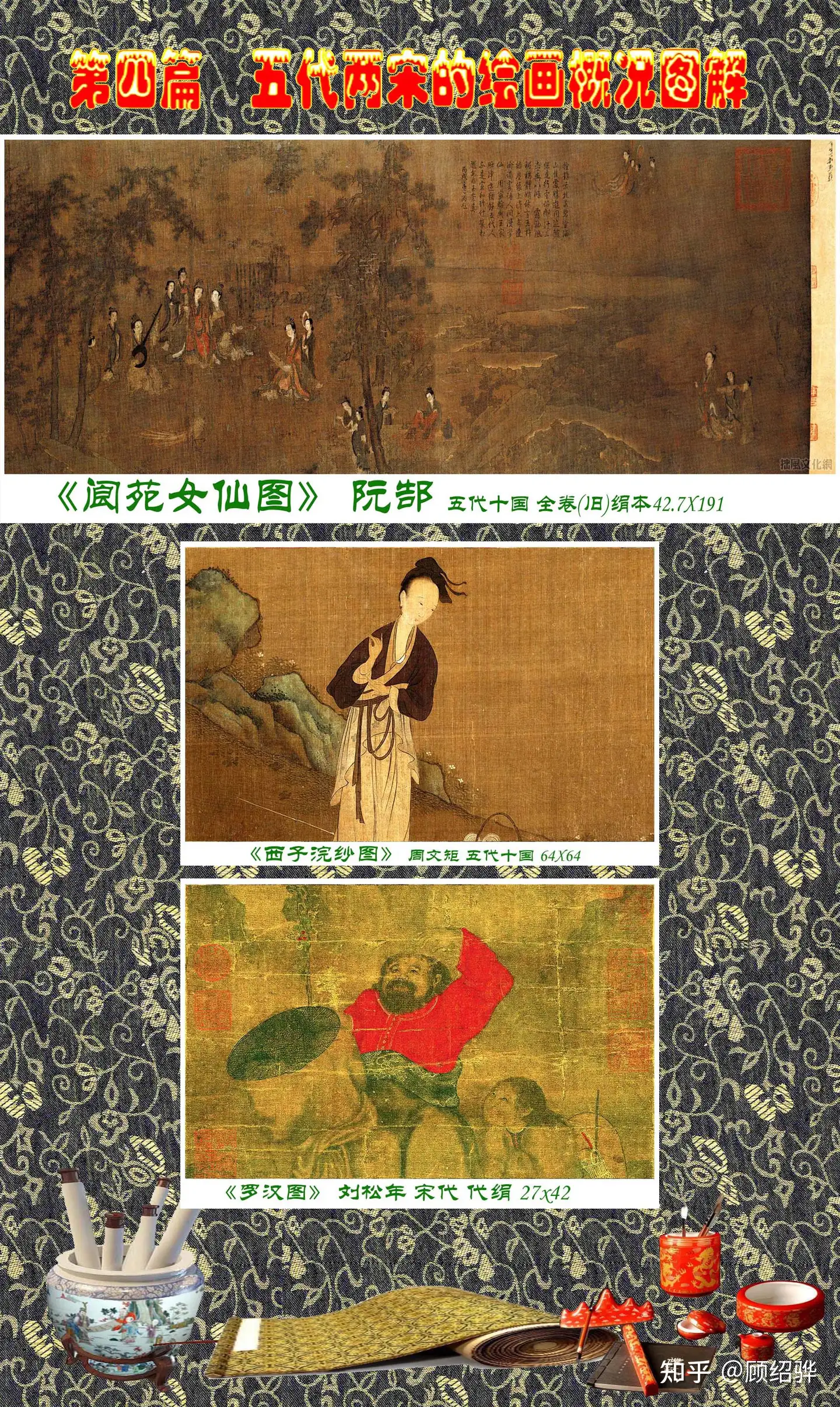 顾绍骅编辑中国画知识普及版第四篇五代两宋的绘画概况下半部分四- 知乎