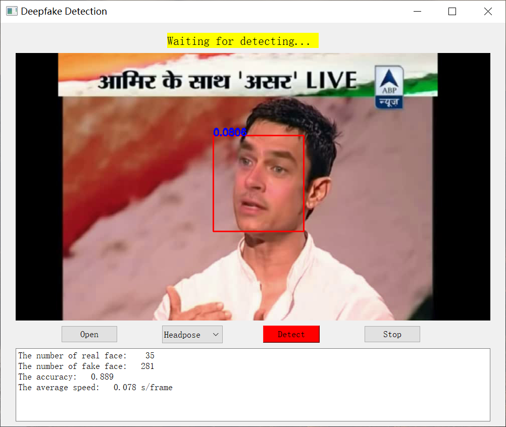Github randgun deepfake detect a detection and positioning system on