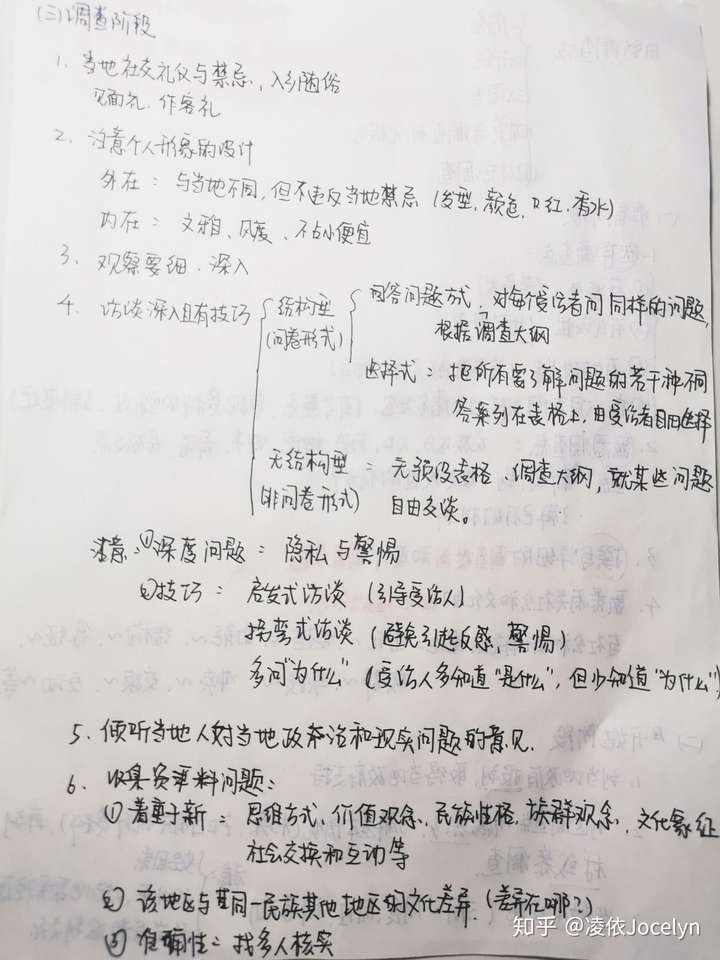 关于"田野调查法"的笔记