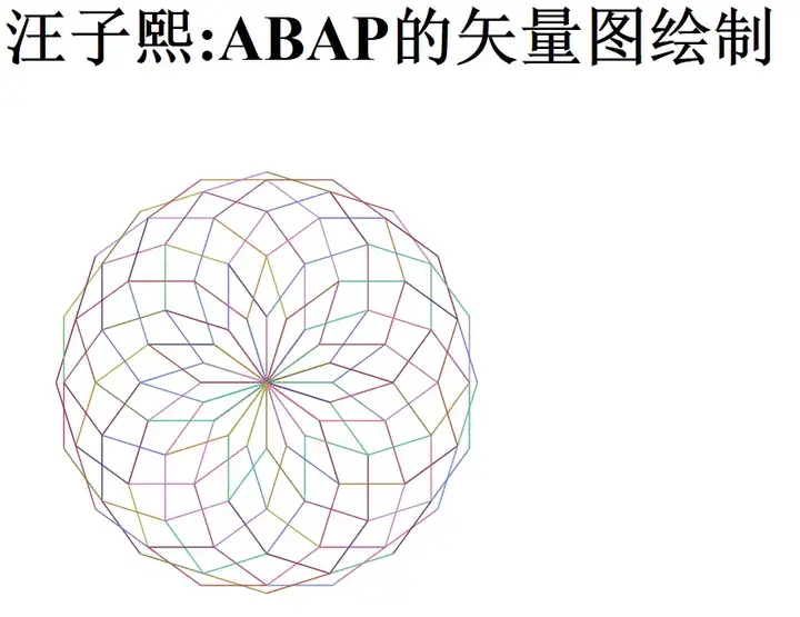 如何使用ABAP繪制可伸縮矢量圖