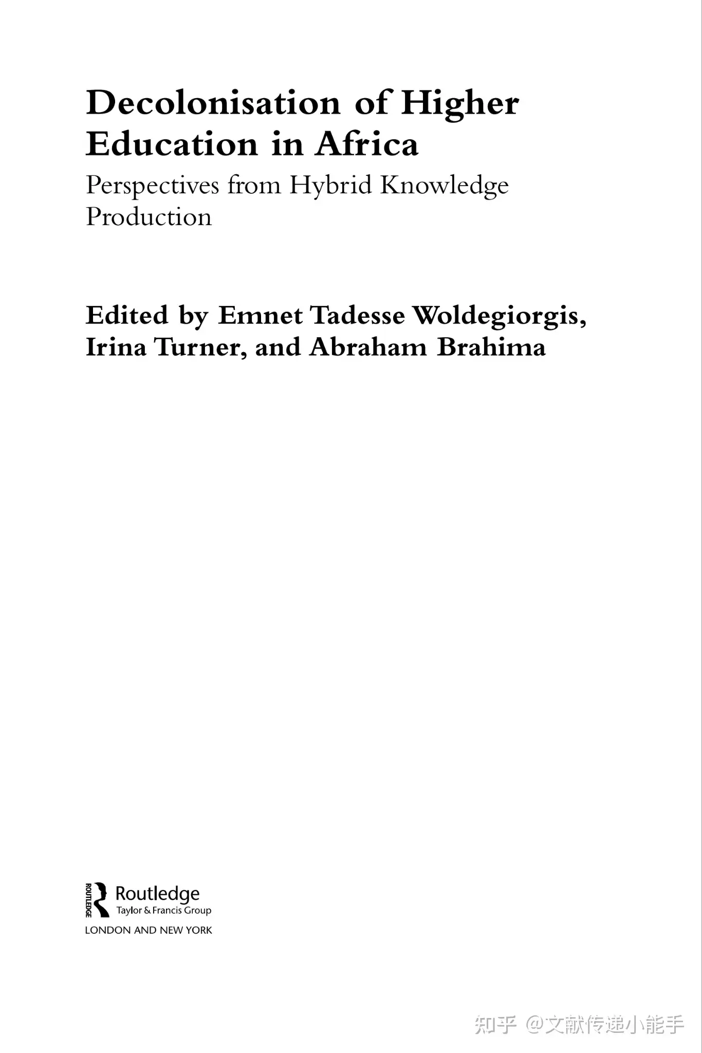 PDF) Decolonising African Studies?