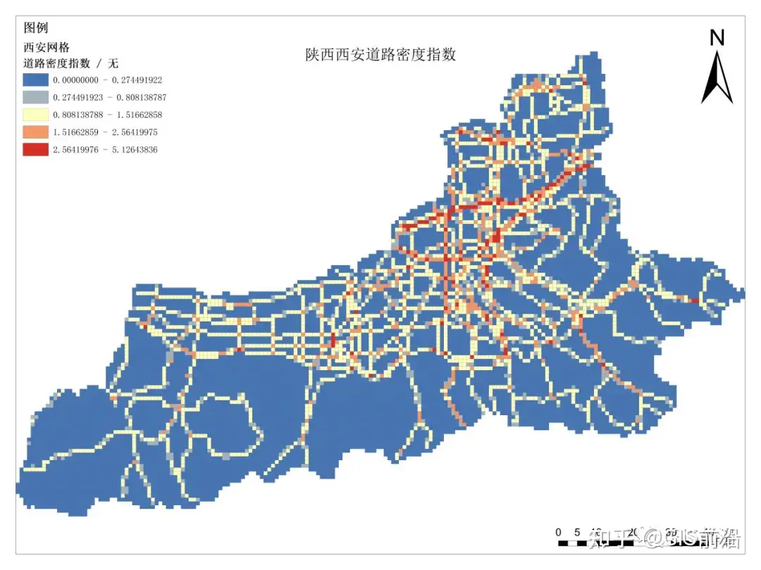 基于ArcGIS道路密度指数的计算及可视化制图（附练习数据下载） - 知乎