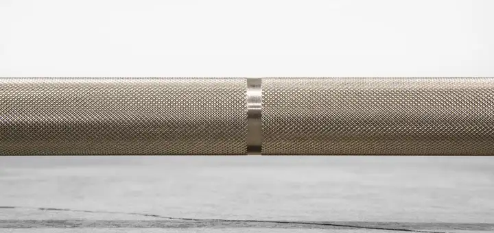 Training bar knurling details