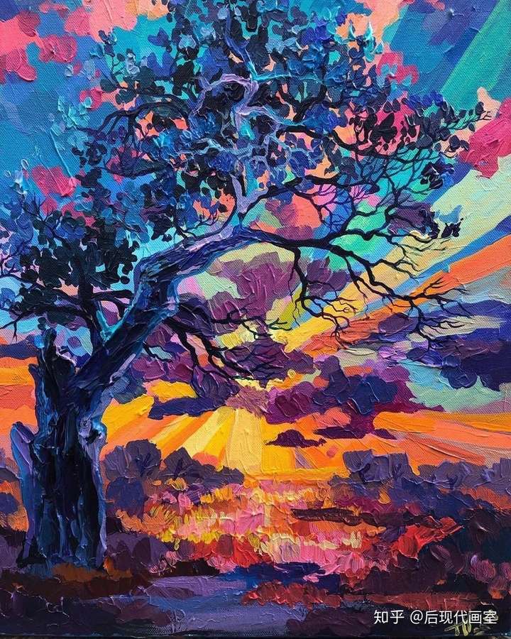 厚重的浪漫油画色彩蕴藏着一种令人激越的魅力