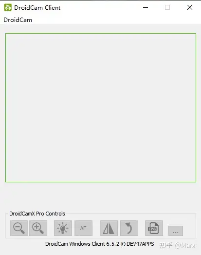 使用DroidCam将手机作为电脑的摄像头