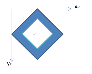 入职c语言训练例子一菱形输出3