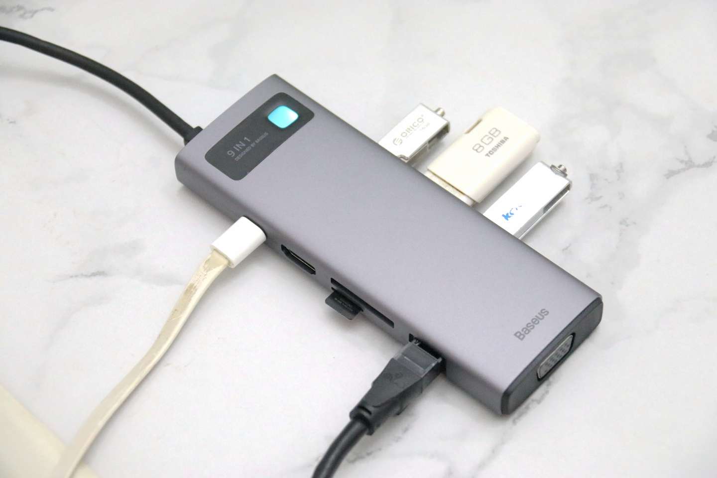 倍思九合一多功能Type-C HUB扩展坞，让电脑接口不再短缺