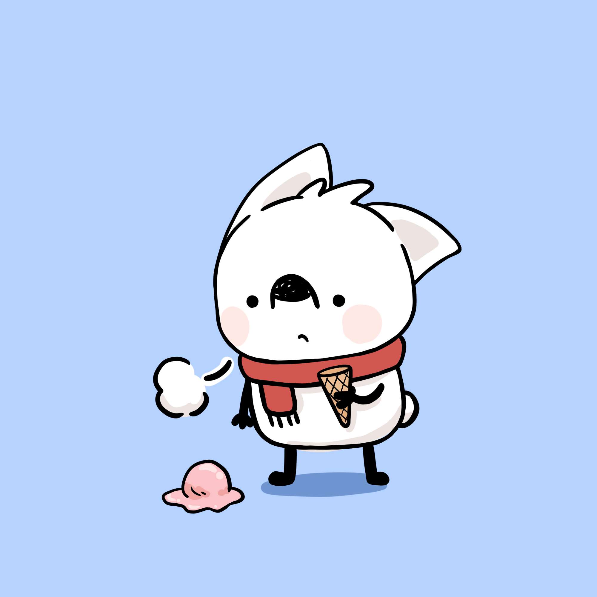 头像#67676767北极狐,知乎全职吉祥物刘看山