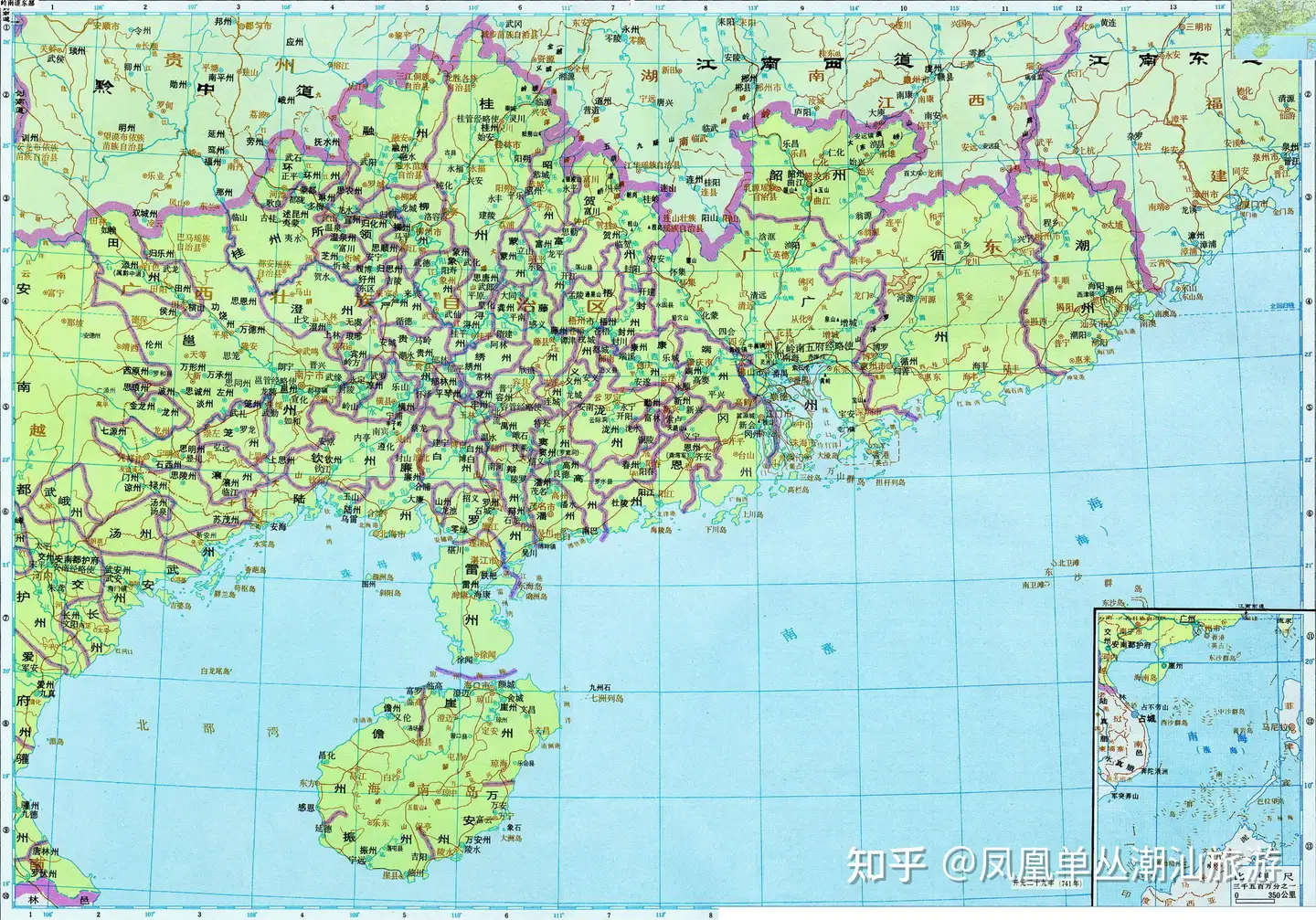 广东各朝历史地图（今日广东省版图基本定型于明朝）插图6