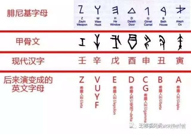 语言 英文源于象形文字 26个字母的原始涵义 上 知乎