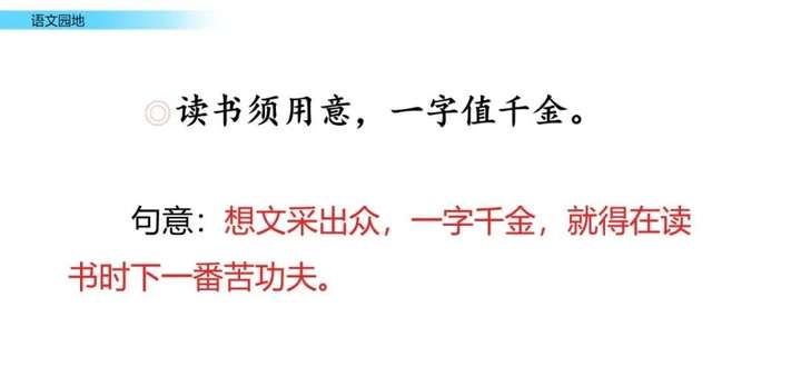 部编版小学六年级语文下册第二单元语文园地二、日积月累知识点+图文解读
