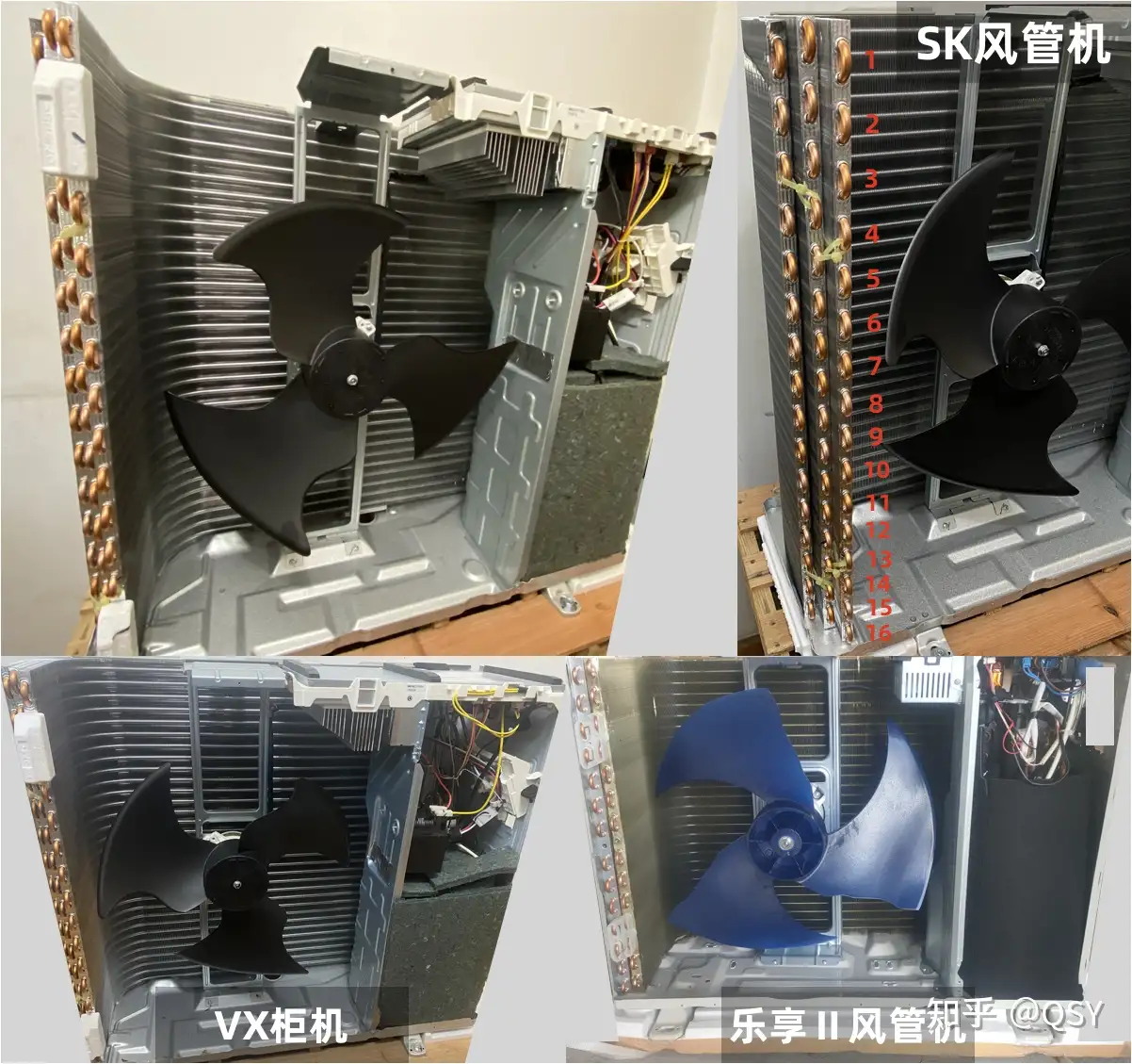 拆空调250丨三菱电机SK风管机3匹外机三排铜管可能是最强3匹风管机- 知乎