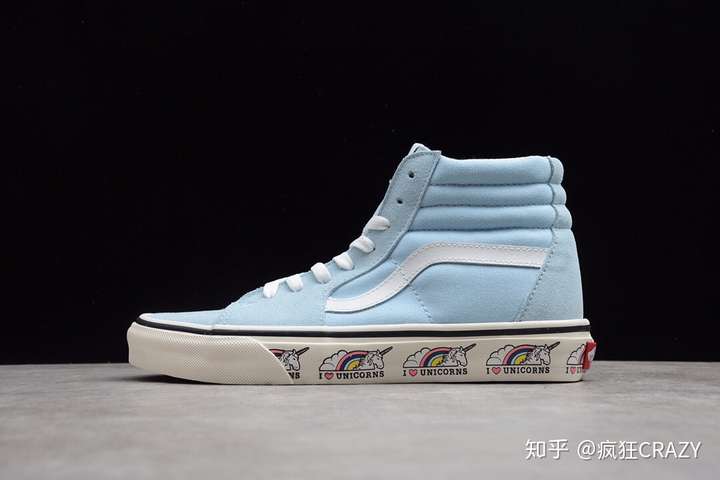 万斯vanssk8hiunicorn独角兽硫化板鞋