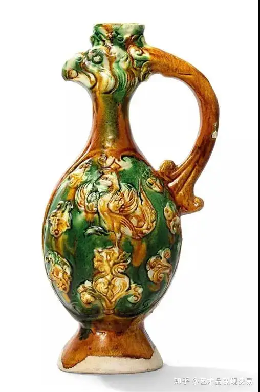 中国  唐時代  唐三彩 美術館級  発掘品  貴重  骨董  茶道具