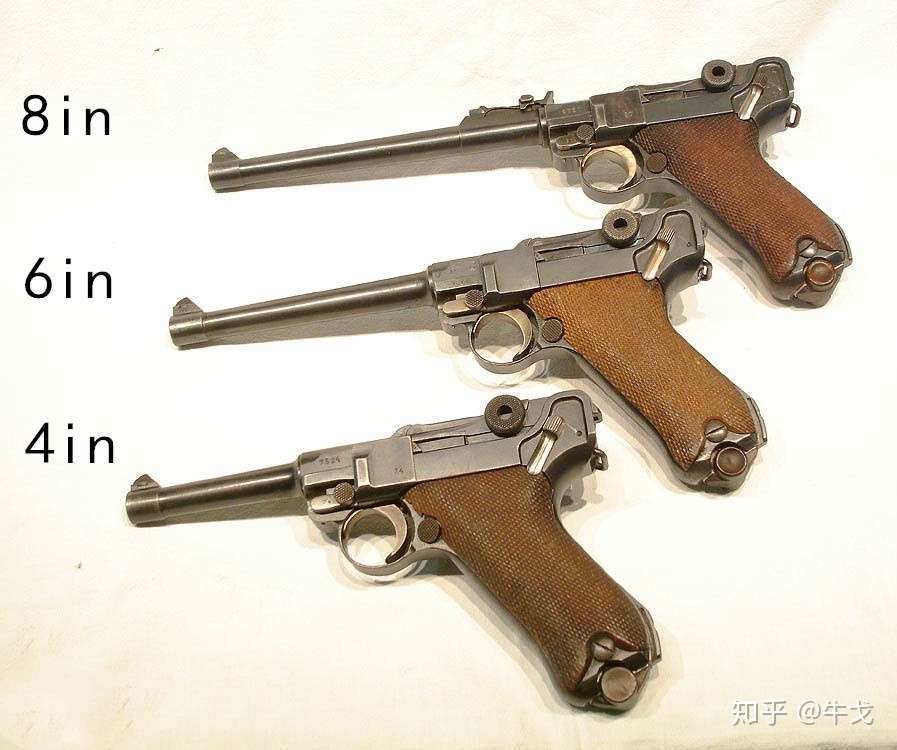 长长短短的鲁格手枪 知乎