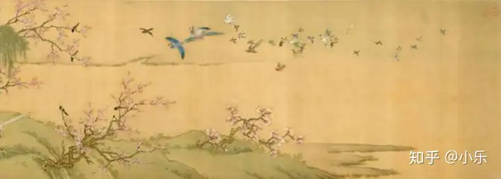有人在卫生纸上画了一幅百鸟朝凤图