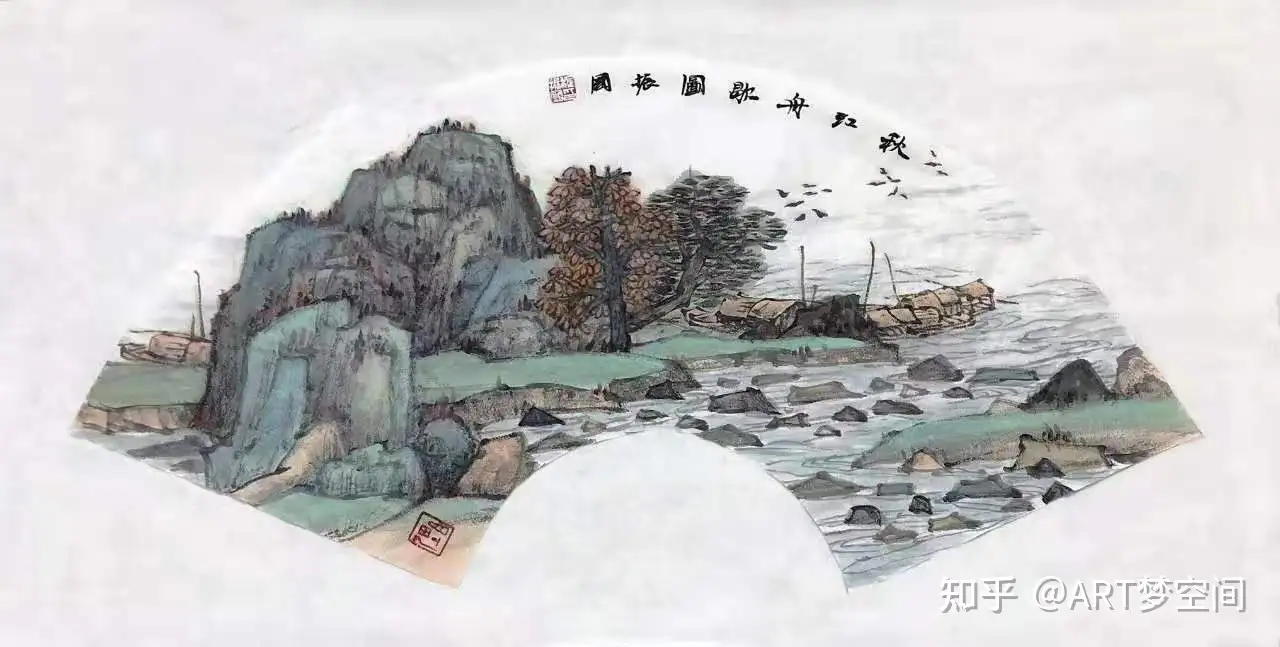 百福迎新-中国名家扇面展之花香四季【花鸟篇】 - 知乎