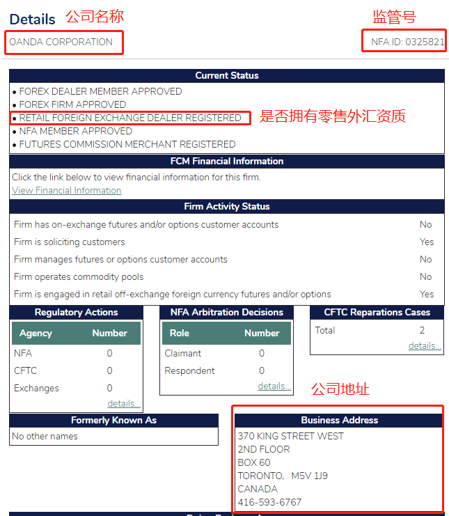 FCA、ASIC、NFA对比