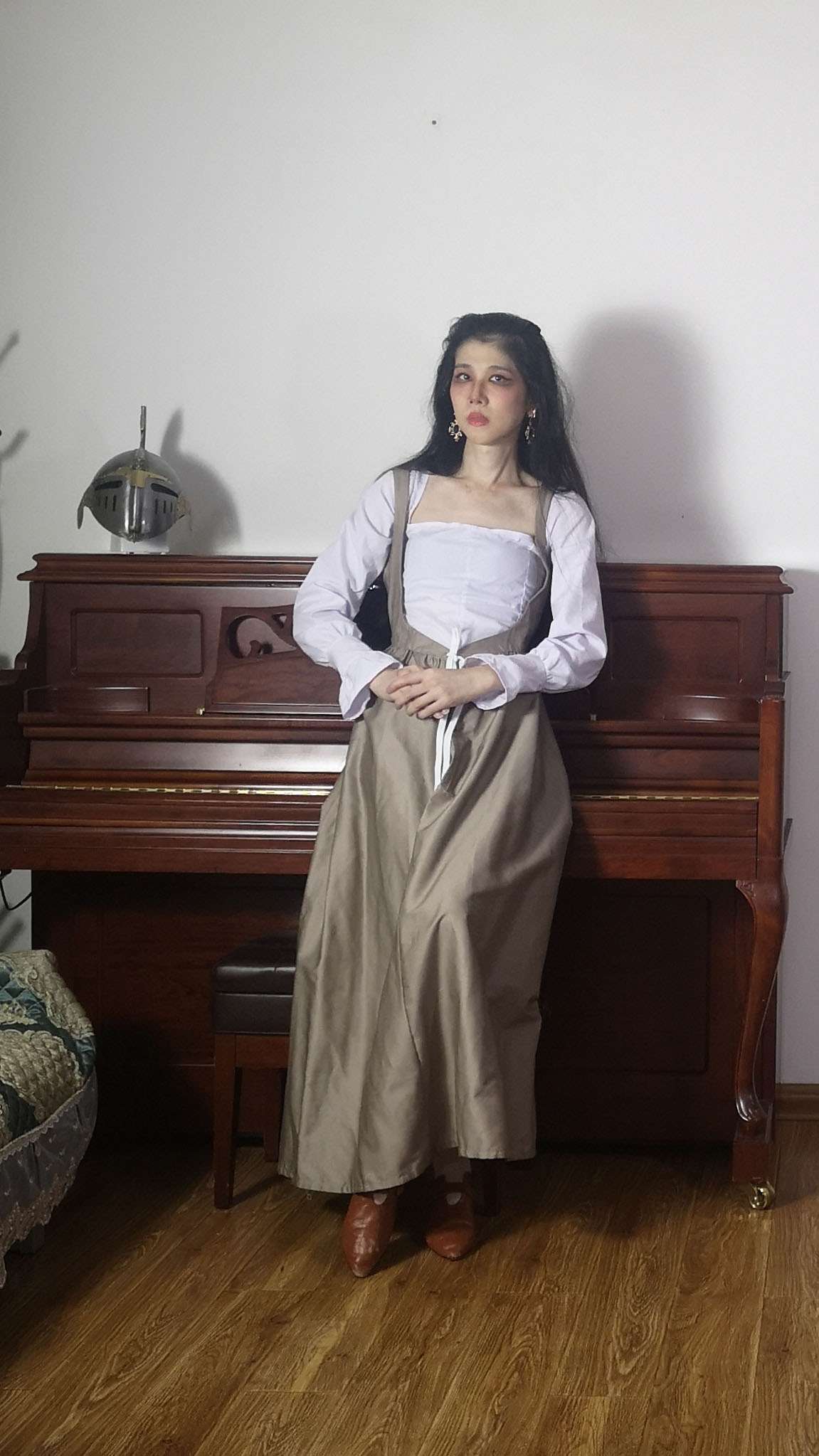 galli messia 的想法: 我做的欧洲16世纪petticoat(衬裙).