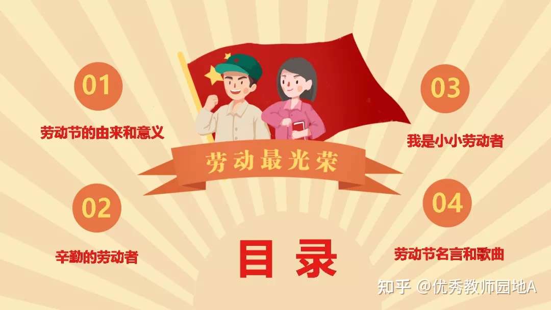 五一劳动节班会ppt 知乎