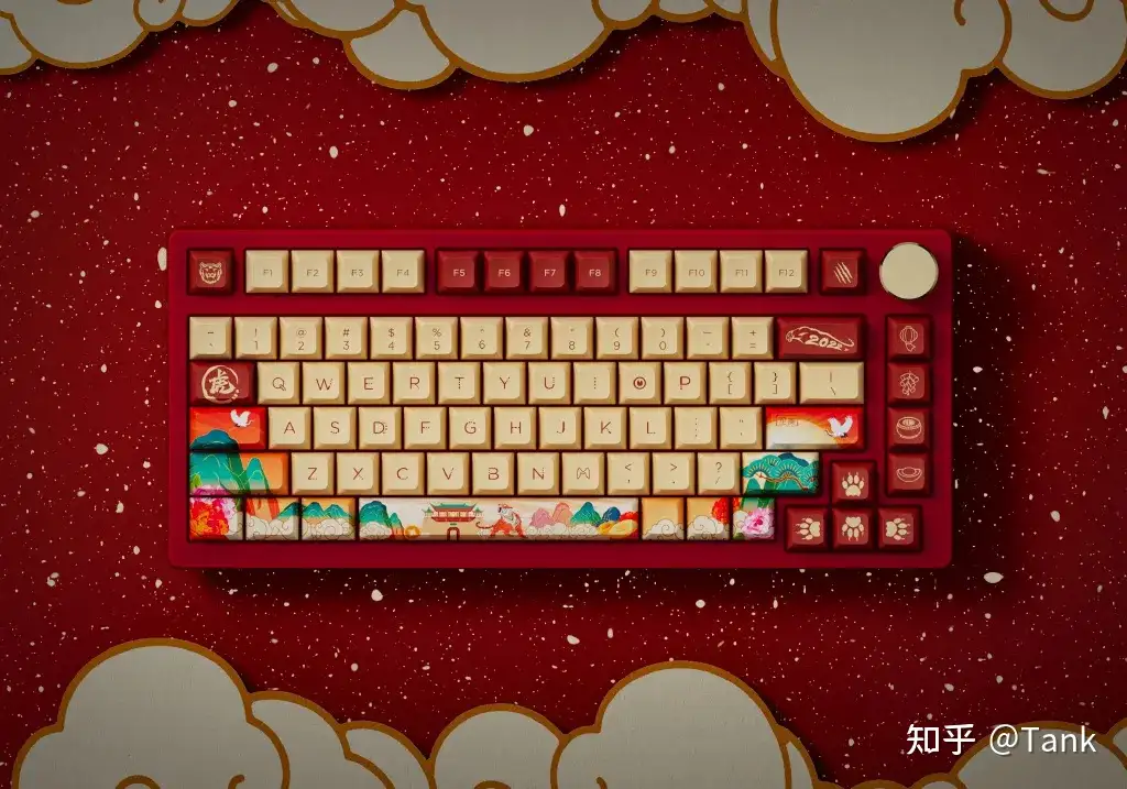 2022.01.19机械键盘快讯——Akko 发布虎年限定键盘PC75B Plus 