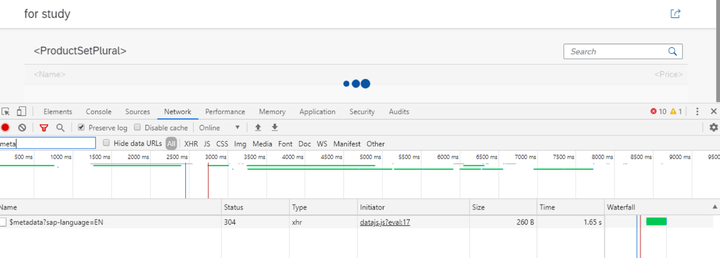 SAP UI5应用怎样访问OData metadata的url和Destination