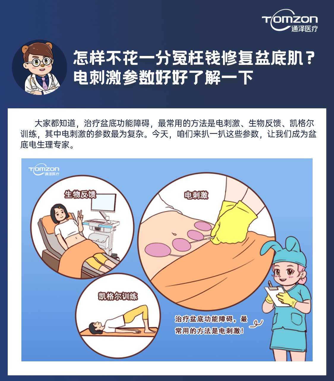 通泽健康 的想法: 怎样不花一分冤枉钱修复盆底肌?电刺激参… - 知乎