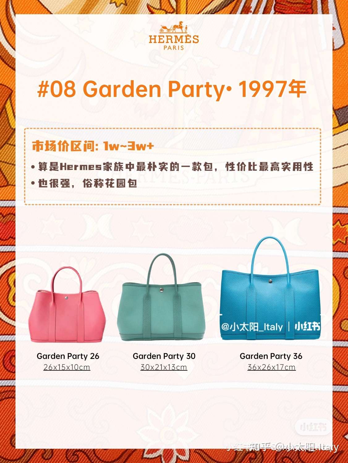 hermes garden party 26