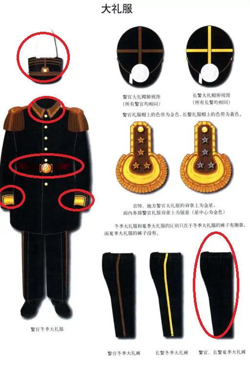 旧日本軍 旧満州国 満州警察 制服 ウール製 正帽付き - 個人装備