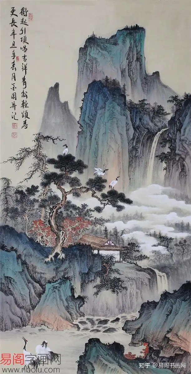 笔落千岩秀，墨成气韵生，国画大师周金阊作品赏析- 知乎