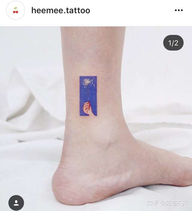 小腿纹身图 1 知乎