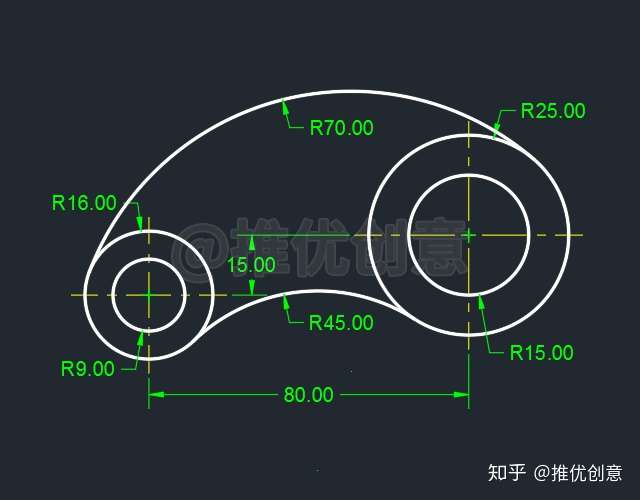 化工制图圆弧怎么画