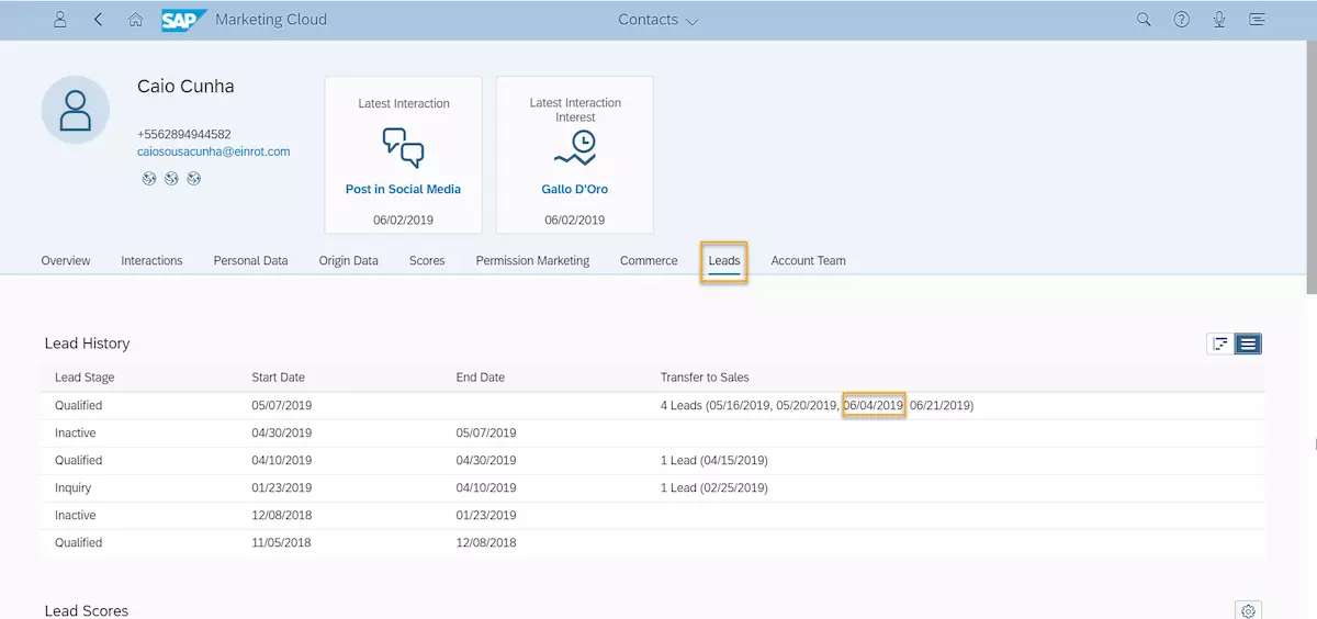 SAP Marketing Cloud中的Lead Management是什么