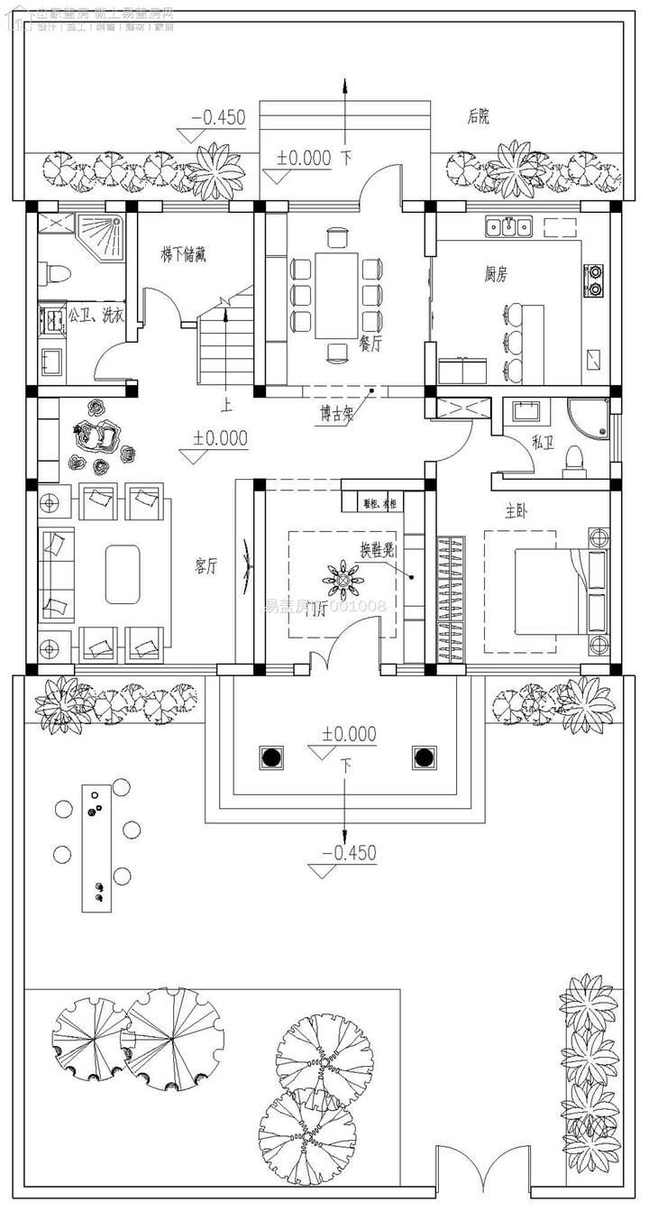 坐标北京农村,自家宅基地翻盖二层,坐北朝南,东西均为邻居房屋,北面是