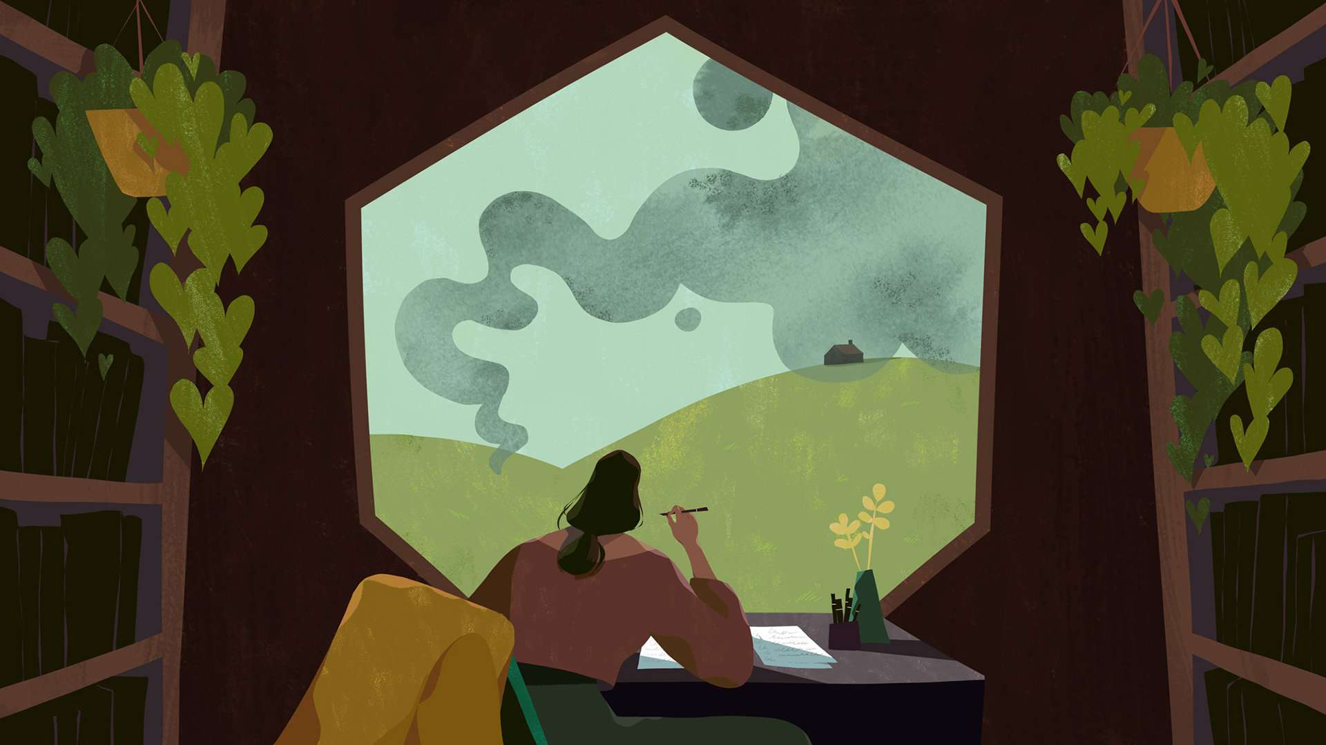 欧上艺术留学allpath 的想法: 纽约插画师kim salt的平涂风商插总是能