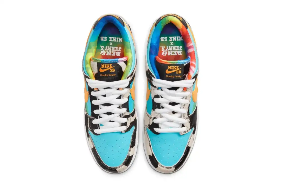Ben & Jerry's x Nike SB Dunk Low 联乘鞋款官方图辑公开- 知乎