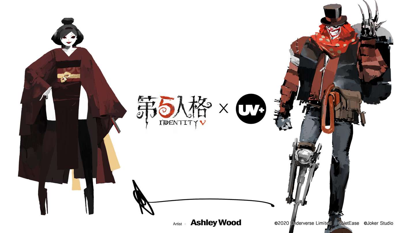 第五人格x Uv 小丑 红蝶 Ashley Wood风1 6监管者也太帅了 知乎