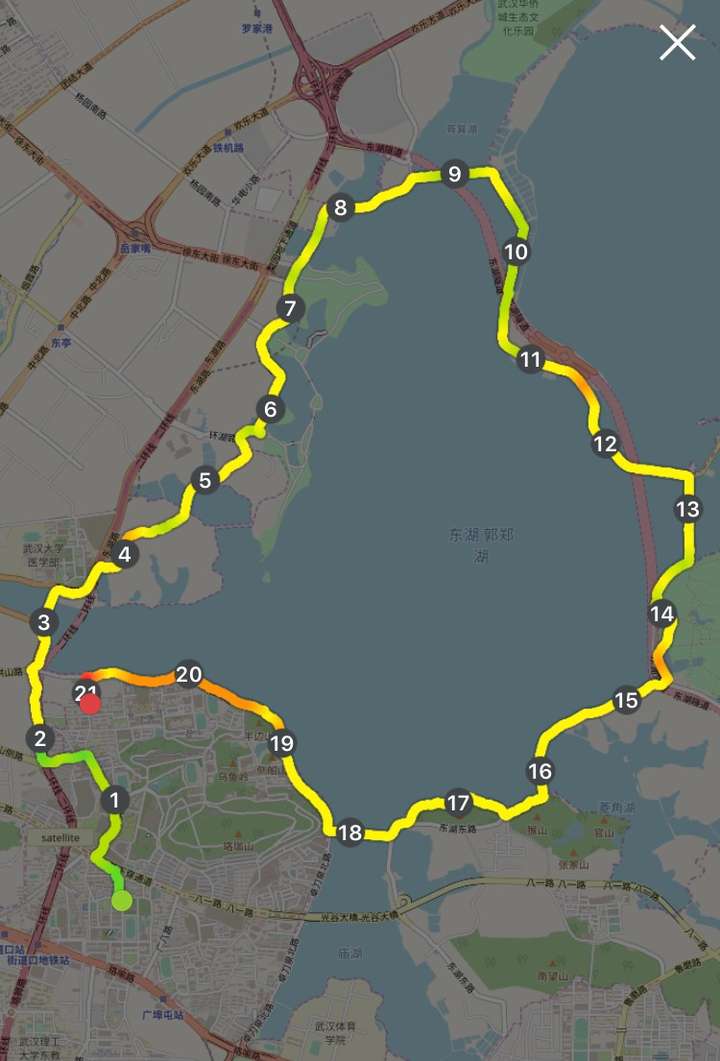 武汉有哪些适合跑步的路线