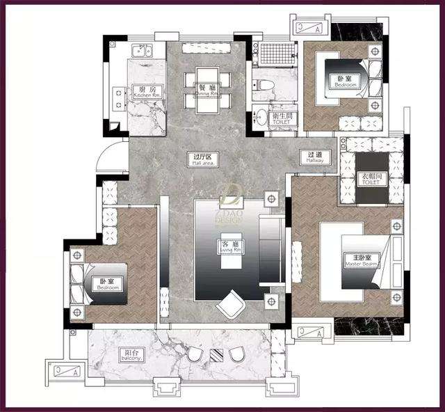 about room 项目地址: 淮南华城舜山名邸 项目户型: 三室两厅两卫