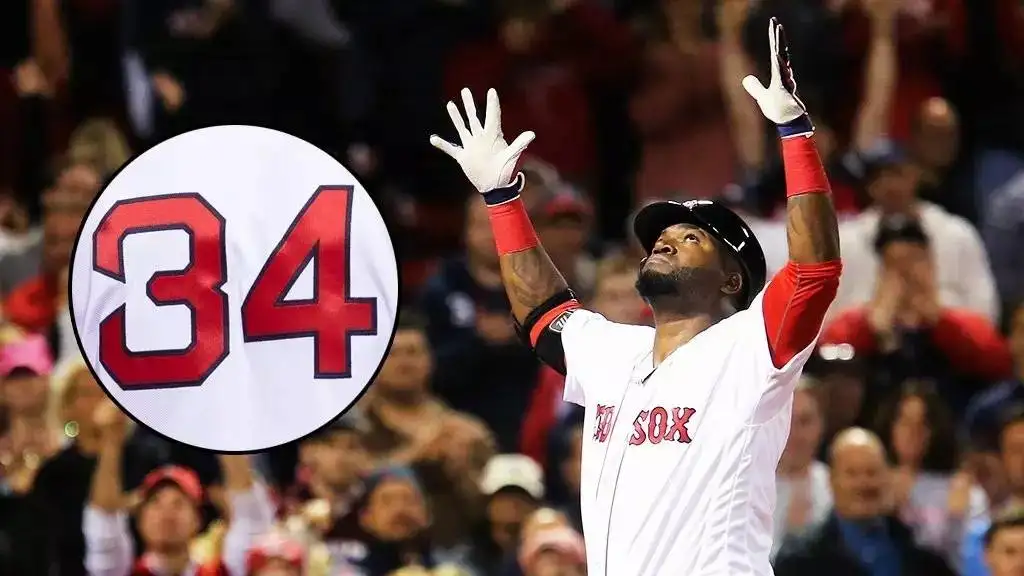 Big Papi (David Ortiz) says This is our fucking city at Fenway Park 