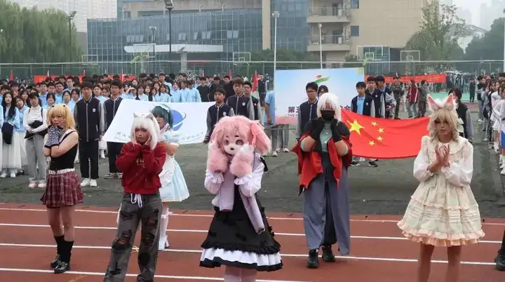昂扬体育精神 尽展青春风采丨塘栖校区24级新生田径运动会开幕式(图22)