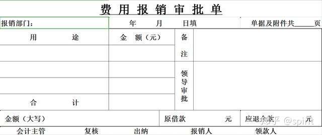 費用報銷單樣本是什麼樣的填寫報銷單這些細節要注意