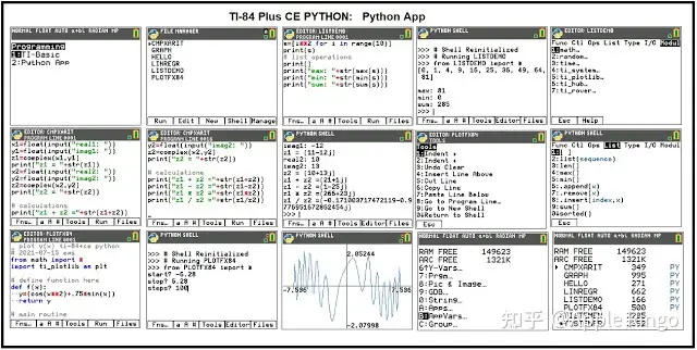 TI-84 Plus CE Python 测评- 知乎