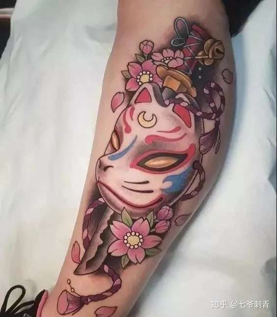 宜昌纹身 纹身培训 纹身图库 纹身 狐狸面具 预见未来的双眼 知乎