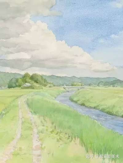 盘点4位日本著名画家的水彩风景 美不胜收 知乎