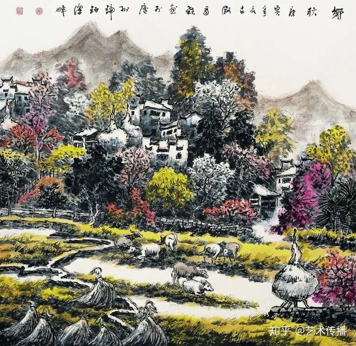 著名画家章飚国画作品欣赏